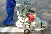 AC-SPTP thermoplastic road marking machine