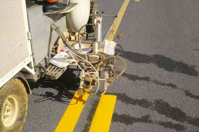 AC-MSAL cold paint road marking machine