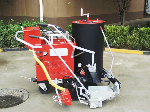 AC-SPT thermoplastic road marking machine