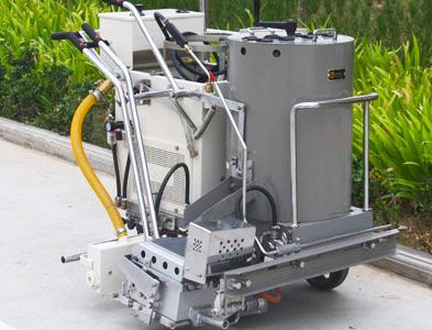 Thermoplastic road marking machine