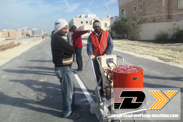 ACE Road Marking Machine Training in Bahrain