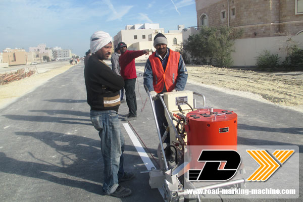ACE Road Marking Machine Training in Bahrain